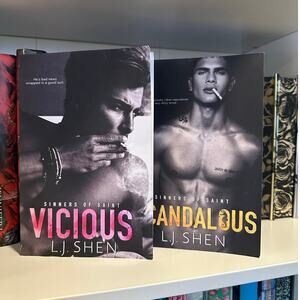 Vicious & Scandalous Book Of Saints By L.J. Shen OOP Paperback DAMAGED
